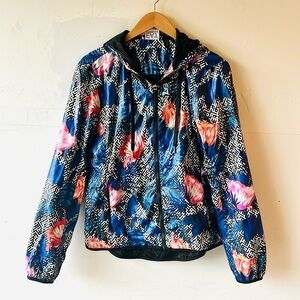 Armani Exchange Floral Hooded Windbreaker